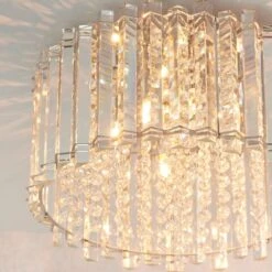 Vogue Lighting Vogue Crystal Blessing 4 Light Flush Ceiling Fitting -Dunelm Shop 30743026 alt02