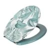 Mainstream By Aqualona Tropical Toilet Seat With Green Ring