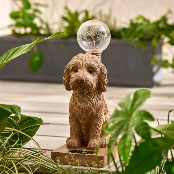 Dunelm Cockapoo Solar Light Natural 2 Dunelm Cockapoo Solar Light Natural - Image 2