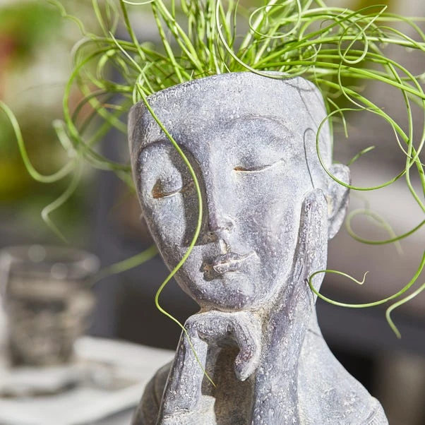 Dunelm Abstract Head Planter 2 Dunelm Abstract Head Planter - Image 2