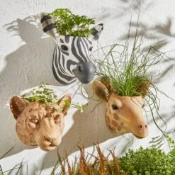 Dunelm Leopard Wall Planter -Dunelm Shop 30748371 alt02