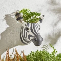 Dunelm Zebra Wall Planter