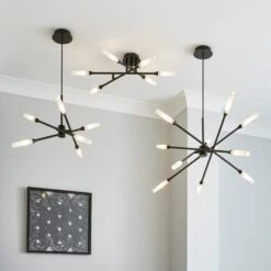 Elements Fontain 10 Light Ceiling Fitting -Dunelm Shop 30752918 alt06