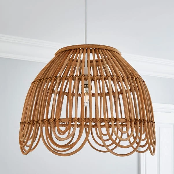 Dunelm Miah Rattan Easy Fit Pendant 2 Dunelm Miah Rattan Easy Fit Pendant - Image 2