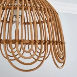 Dunelm Miah Rattan Easy Fit Pendant 7 Dunelm Miah Rattan Easy Fit Pendant -Dunelm Shop 30753345 alt02
