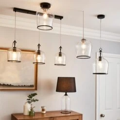 Dunelm Lenny 1 Light Black Ceiling Fitting -Dunelm Shop 30753350 alt06