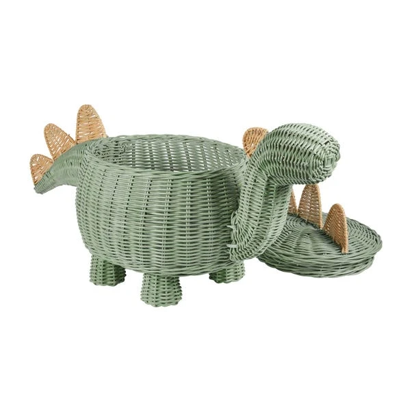 Dunelm Dinosaur Rattan Storage Basket 4 Dunelm Dinosaur Rattan Storage Basket - Image 4