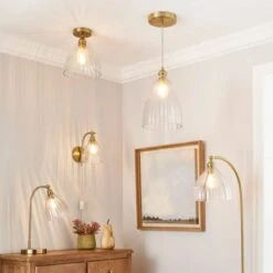 Churchgate Allexton Glass Floor Lamp -Dunelm Shop 30755586 alt06