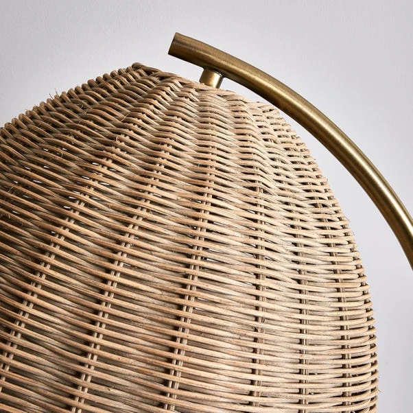 Churchgate Cotes Rattan Floor Lamp 3 Churchgate Cotes Rattan Floor Lamp - Image 3
