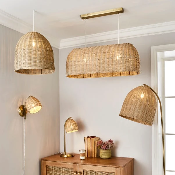 Churchgate Cotes Rattan Floor Lamp 6 Churchgate Cotes Rattan Floor Lamp - Image 6