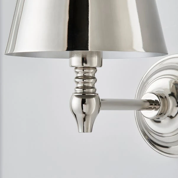Dorma Bedford Polished Nickel Wall Light 3 Dorma Bedford Polished Nickel Wall Light - Image 3