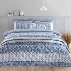 Dunelm Jax Mosaic Bedspread