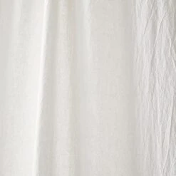 Dunelm Crinkle Cotton White Slot Top Single Voile Panel -Dunelm Shop 30769572 alt02