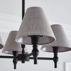 Dorma Bedford 4 Light Black Ceiling Fitting 8 Dorma Bedford 4 Light Black Ceiling Fitting -Dunelm Shop 30770066 alt02