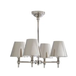 Dorma Bedford 4 Light Polished Nickel Ceiling Fitting 10 Dorma Bedford 4 Light Polished Nickel Ceiling Fitting -Dunelm Shop 30770080 alt05