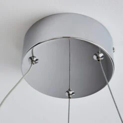Dunelm Menton Integrated LED Swirl Chrome Semi-Flush Ceiling Fitting -Dunelm Shop 30781656 alt03