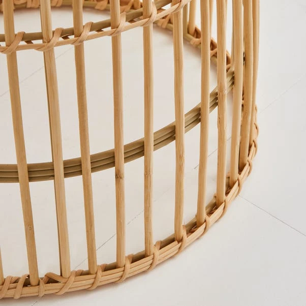 Dunelm Cortado Natural Wicker Floor Lamp 4 Dunelm Cortado Natural Wicker Floor Lamp - Image 4