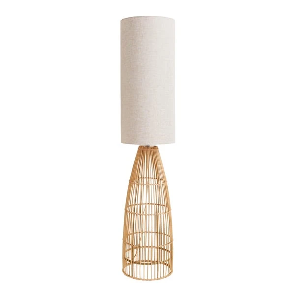 Dunelm Cortado Natural Wicker Floor Lamp 5 Dunelm Cortado Natural Wicker Floor Lamp - Image 5