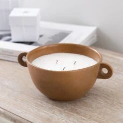 Dunelm Artisan Multiwick Candle Walnut & Sage -Dunelm Shop 30791660 alt02