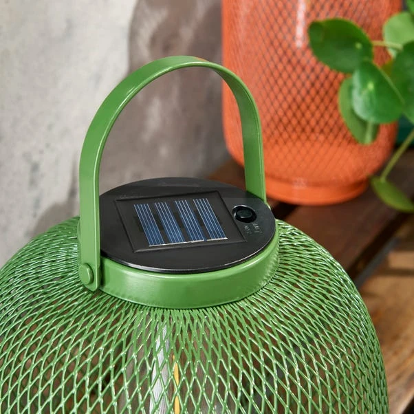 Elements Mesh Solar Lantern Olive 3 Elements Mesh Solar Lantern Olive - Image 3