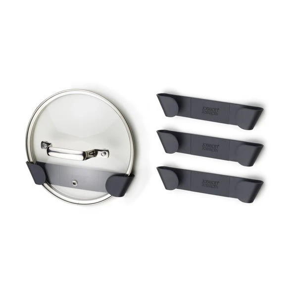 Joseph Joseph Set Of 4 Pan Lid Holders Grey 2 Joseph Joseph Set Of 4 Pan Lid Holders Grey - Image 2