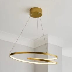 Dunelm Menton Integrated LED Swirl Ceiling Fitting