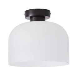 Dunelm Palazzo Frosted Flush Ceiling Fitting -Dunelm Shop 30798677 alt04