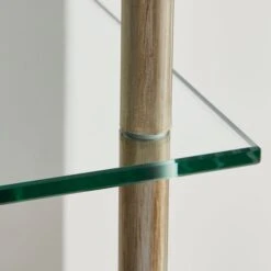 Dunelm Wendell Glass Shelved Floor Lamp -Dunelm Shop 30802429 alt02