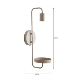 Dunelm Aubrey Exposed Bulb Shelf Wall Light -Dunelm Shop 30802438 alt05