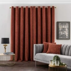 Dunelm Animal Cut Velvet Copper Eyelet Curtains 10 Dunelm Animal Cut Velvet Copper Eyelet Curtains -Dunelm Shop 30808492 alt04