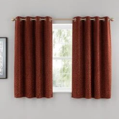 Dunelm Animal Cut Velvet Copper Eyelet Curtains 11 Dunelm Animal Cut Velvet Copper Eyelet Curtains -Dunelm Shop 30808492 alt05