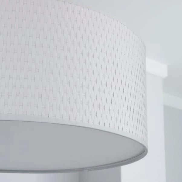 Dunelm Bailey Diffuser Lamp Shade 40cm White 3 Dunelm Bailey Diffuser Lamp Shade 40cm White - Image 3