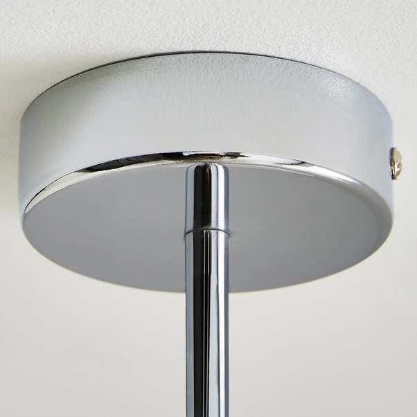 Dunelm Erin Frosted 5 Light Ceiling Fitting 3 Dunelm Erin Frosted 5 Light Ceiling Fitting - Image 3