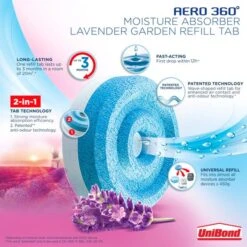 UniBond Aero 360 Lavender Refills X4 -Dunelm Shop 30821601 alt04