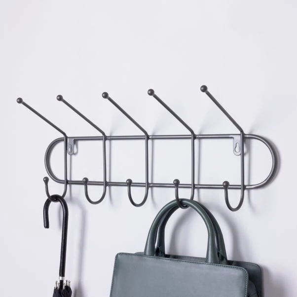 Charles Bentley Charnwood Iron Hook Coat Rack 2 Charles Bentley Charnwood Iron Hook Coat Rack - Image 2