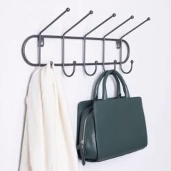 Charles Bentley Charnwood Iron Hook Coat Rack 7 Charles Bentley Charnwood Iron Hook Coat Rack -Dunelm Shop 30824896 alt02
