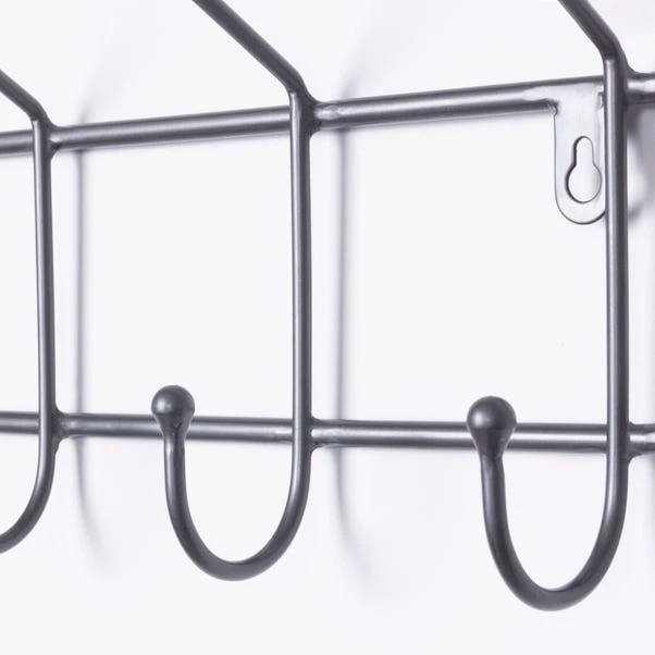 Charles Bentley Charnwood Iron Hook Coat Rack 4 Charles Bentley Charnwood Iron Hook Coat Rack - Image 4