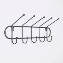 Charles Bentley Charnwood Iron Hook Coat Rack 9 Charles Bentley Charnwood Iron Hook Coat Rack -Dunelm Shop 30824896 alt04