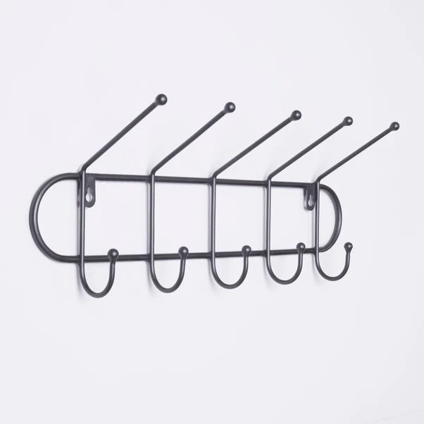 Charles Bentley Charnwood Iron Hook Coat Rack 5 Charles Bentley Charnwood Iron Hook Coat Rack - Image 5
