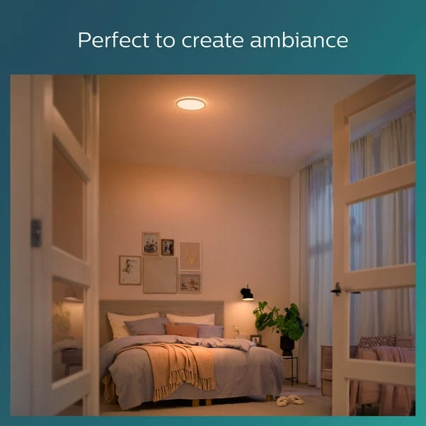 Philips Superslim Integrated LED Ceiling Light, Warm White 5 Philips Superslim Integrated LED Ceiling Light, Warm White - Image 5