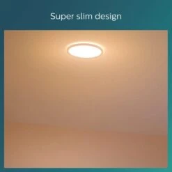 Philips Superslim Integrated LED Ceiling Light, Warm White 11 Philips Superslim Integrated LED Ceiling Light, Warm White -Dunelm Shop 30838286 alt05