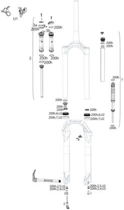 ROCKSHOX Judy Silver TK Spare Parts (A1-A3 / 2018-2021)