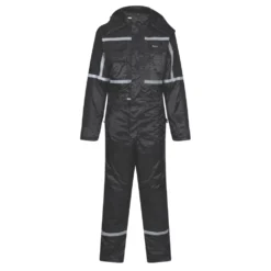 Regatta Waterproof Insulated Coverall All-in-1s Black Medium 39 1/2" Chest 32" L