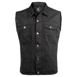 Men's Vest CAPRICORN ROCKWEAR - Black Without Frays