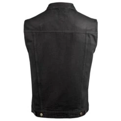 Men's Vest CAPRICORN ROCKWEAR - Black Without Frays 7 Men's Vest CAPRICORN ROCKWEAR - Black Without Frays -Dunelm Shop 5058 5