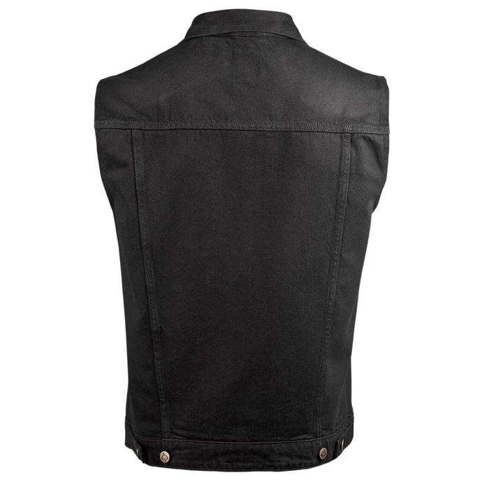 Men's Vest CAPRICORN ROCKWEAR - Black Without Frays 3 Men's Vest CAPRICORN ROCKWEAR - Black Without Frays - Image 3