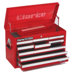 Clarke CBB209C HD Plus 29" Red & Silver 9 Drawer Tool Chest