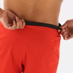 Salomon | Men's Sense Aero 5'' Shorts - Fiery Red -Dunelm Shop LC1870300 M Salomon SenseAero5 waist