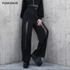 Punk Rave Zadie Wide Leg Trousers 13 Punk Rave Zadie Wide Leg Trousers -Dunelm Shop PRZadietrousers 11