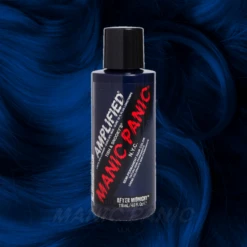 Amplified Manic Panic Semi Permanent Hair Colour EU Formula - After Midnight Blue